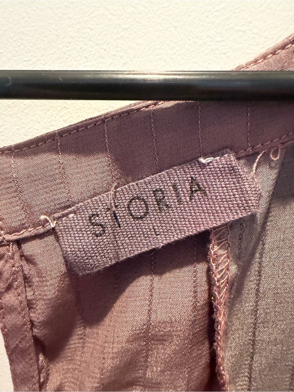 Storia Purple & Gray Short Flutter Romper - Picture 4 of 6